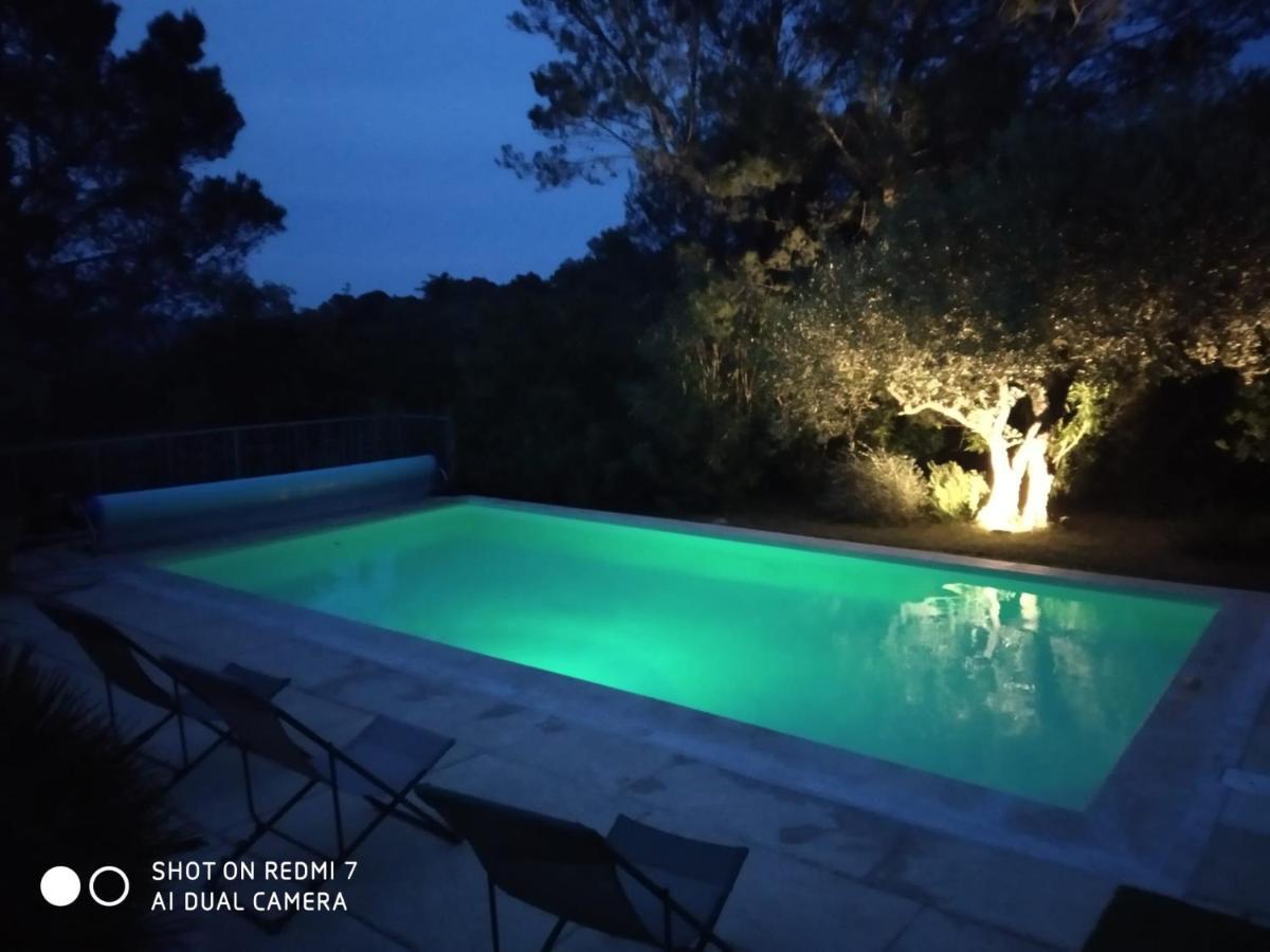 Proche Uzes Petit Gite Avec Grande Cuisine D'Ete Et Piscine Saint-Siffret Bagian luar foto